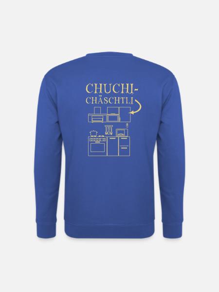 Chuchichäschtli - Vektor=Motivfarbwechsel möglich - Unisex Pullover - Royalblau