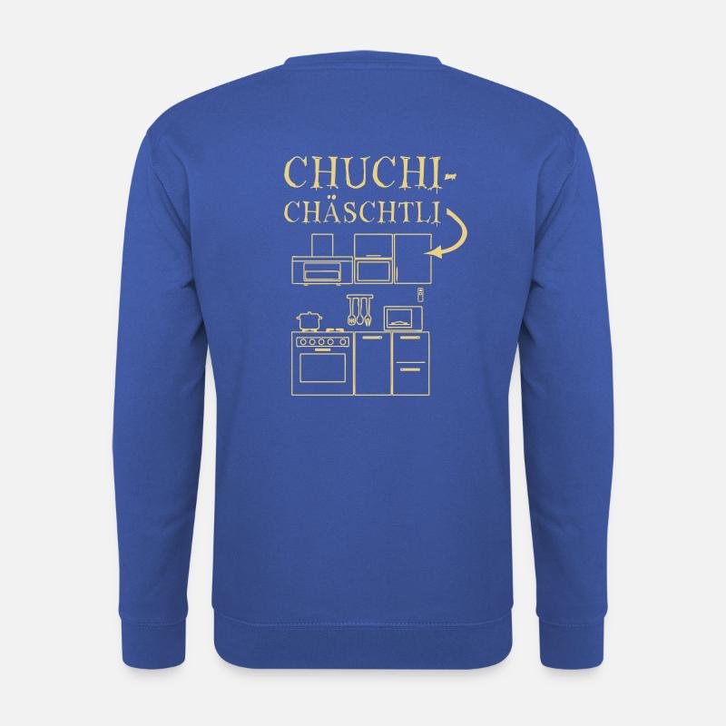 Chuchichäschtli - Vektor=Motivfarbwechsel möglich - Unisex Pullover - Royalblau