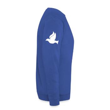 Dove - DOVE - (Vector Graphic) - Unisex Sweatshirt - royal blue - Right - Alina (178cm)