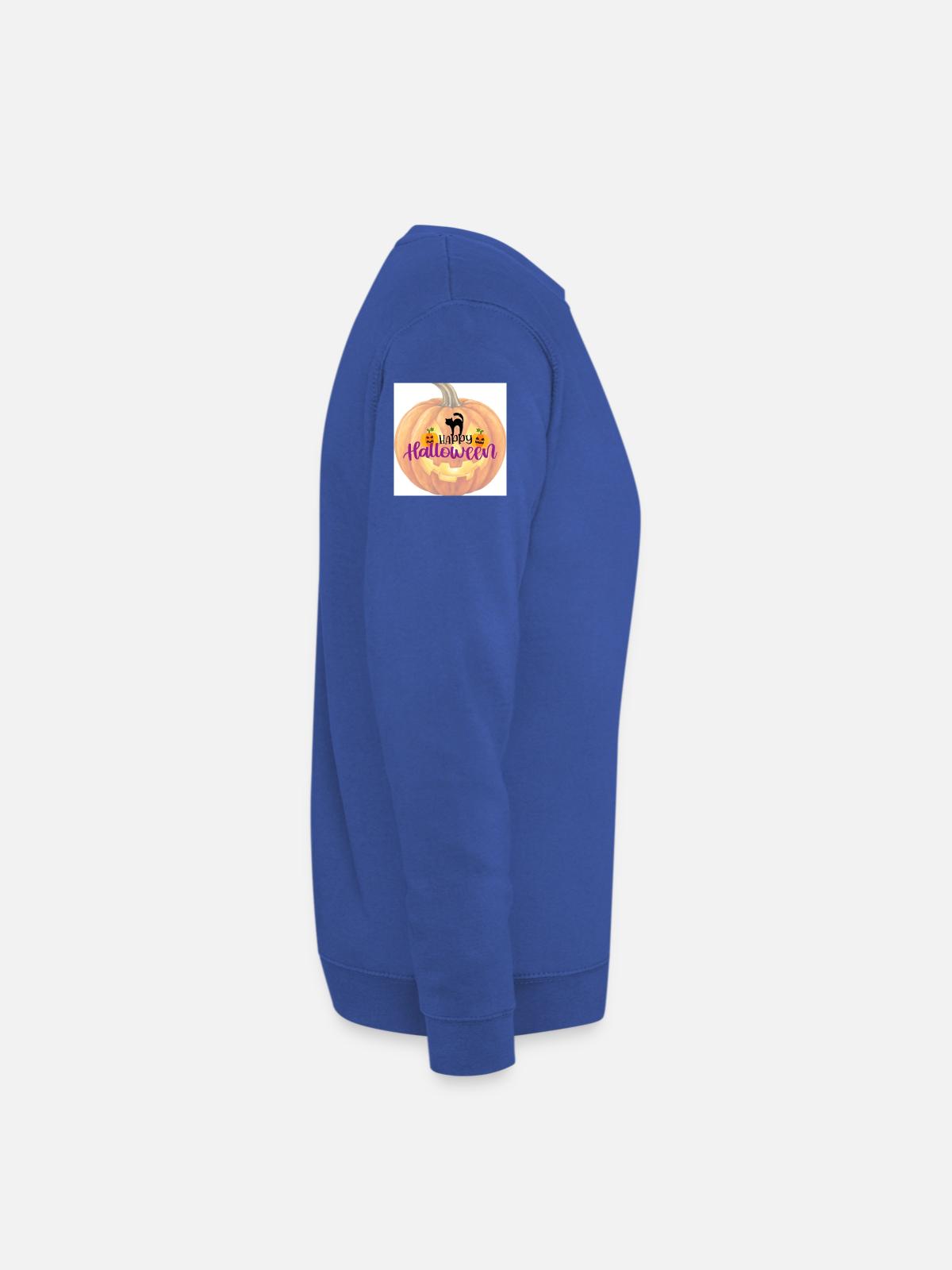 Halloween Bekleidung - Unisex Pullover - Royalblau - Rechts