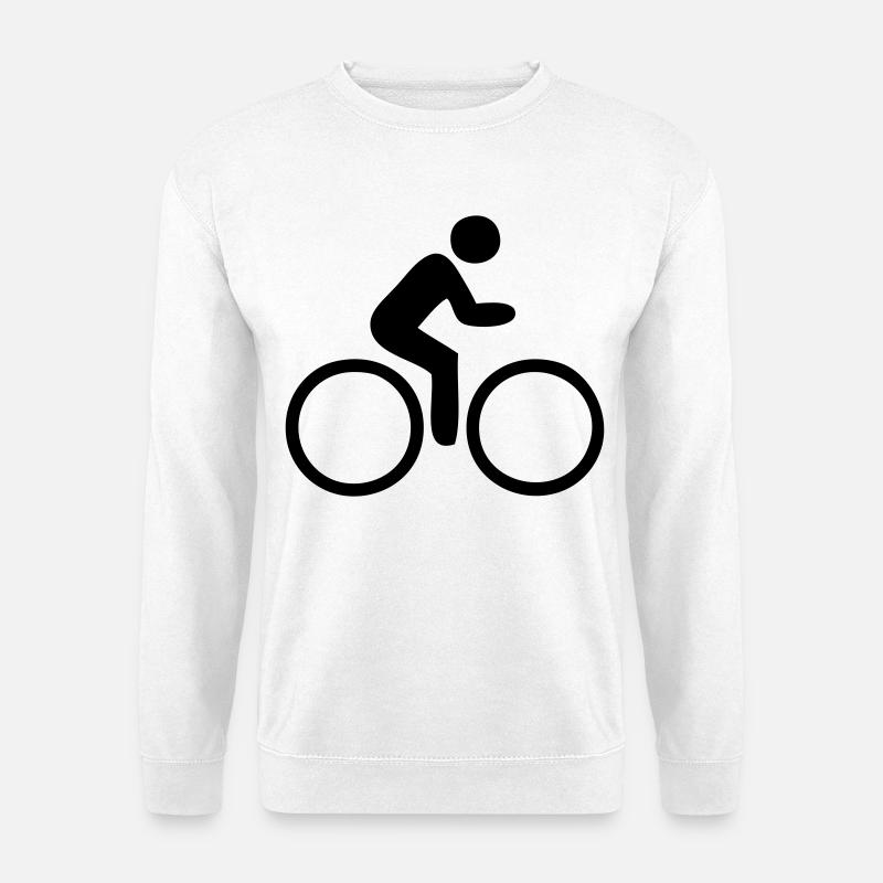 Bicycle riders - Unisex Sweatshirt - white