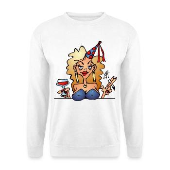 Birthday party II - Unisex Pullover - Weiß - Vorne