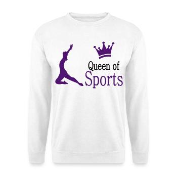 sport - Unisex Pullover - Weiß - Vorne