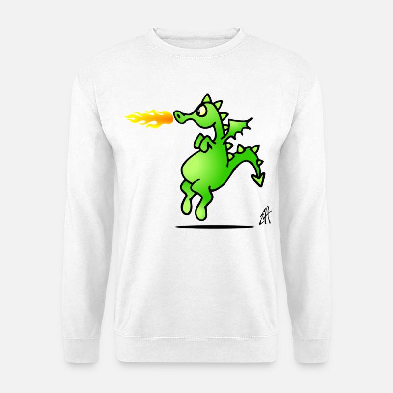 Drachen - Unisex Pullover - Weiß