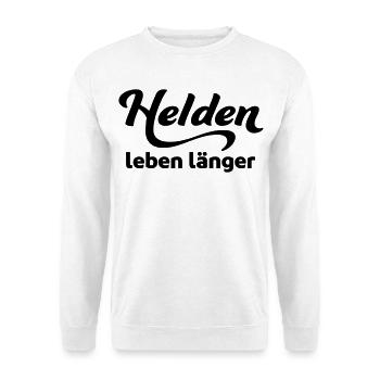 helden - Unisex Pullover - Weiß - Vorne