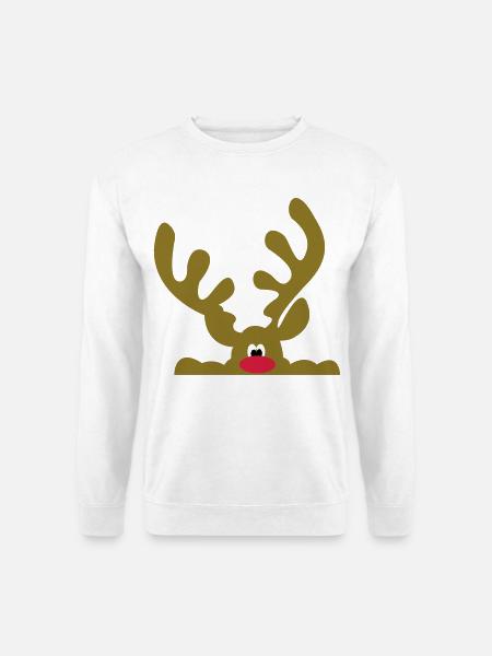 elch - Unisex Pullover - Weiß
