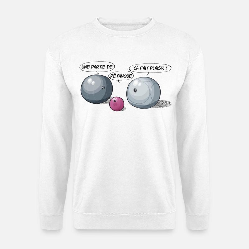 Ein Boule - Unisex Pullover - Weiß