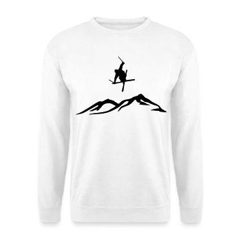 Ski Freestyler - Unisex Pullover - Weiß - Vorne