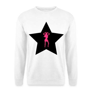 Star danse - Sweat-shirt Unisexe - blanc - Devant