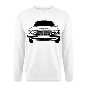 MB w123 ...(24) - Unisex Pullover - Weiß - Vorne