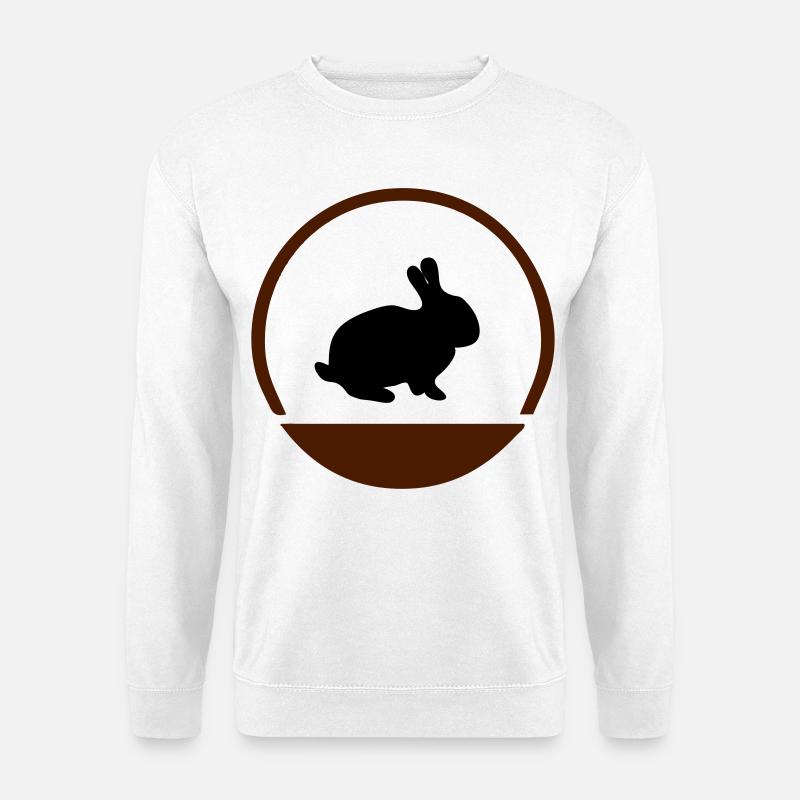 Hasen Logo - Unisex Pullover - Weiß