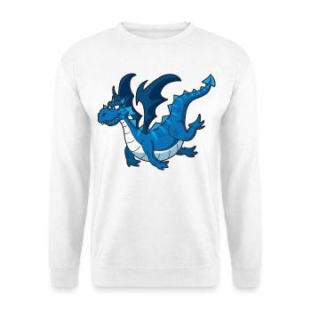 Azure Dragon Cartoon - Unisex Sweatshirt - white - Front
