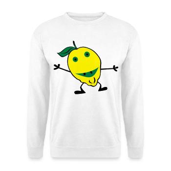 lemons man - Unisex Sweatshirt - white - Front