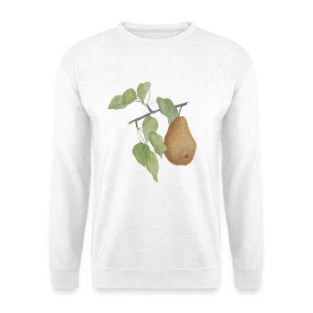 Obst Birne - Unisex Pullover - Weiß - Vorne