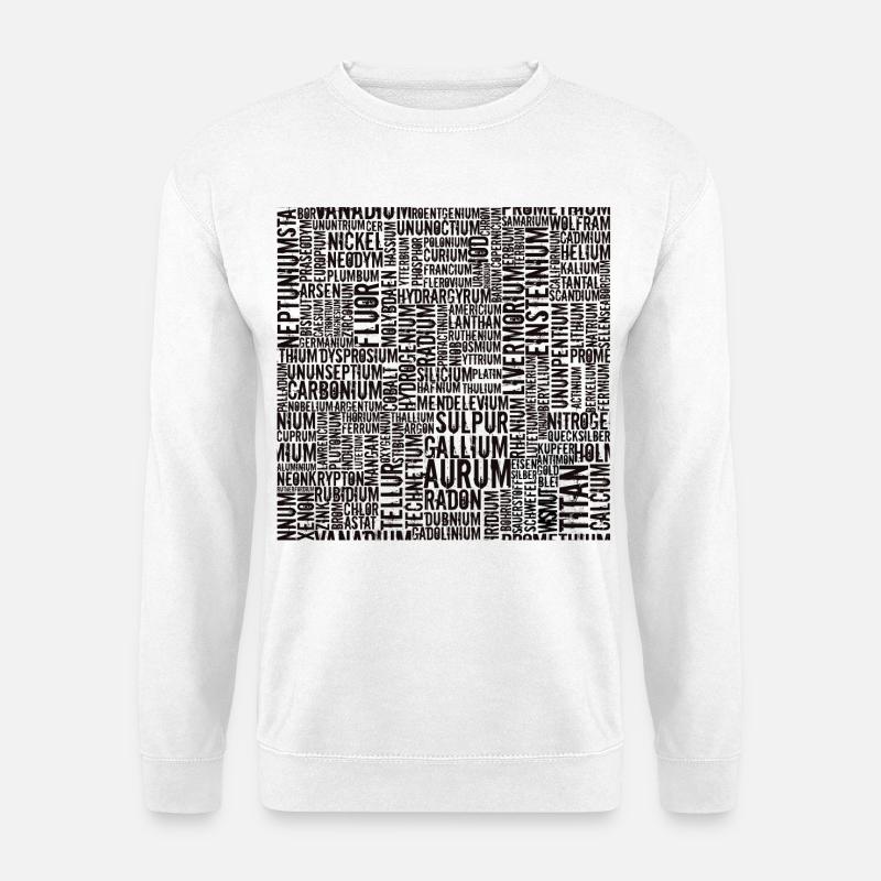 Chemische Elemente... - Unisex Pullover - Weiß