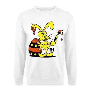 Osterhase - Unisex Pullover - Weiß - Vorne