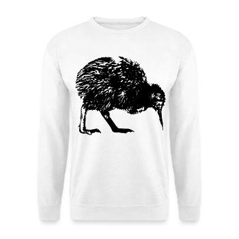 Kiwi Neuseeland & Auckland - Unisex Pullover - Weiß - Vorne