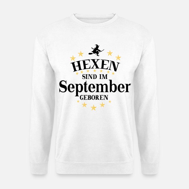 Hexen September - Unisex Pullover - Weiß