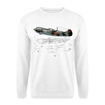 La-5 - Sweat-shirt Unisexe - blanc - Devant