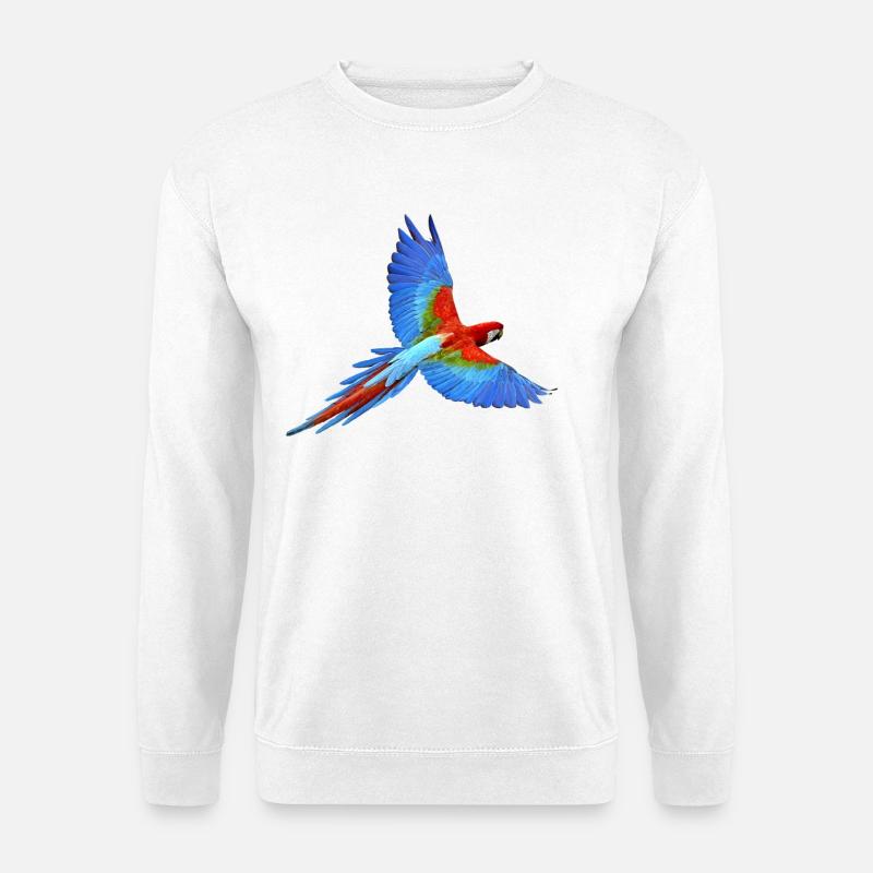 Papagei - Unisex Pullover - Weiß