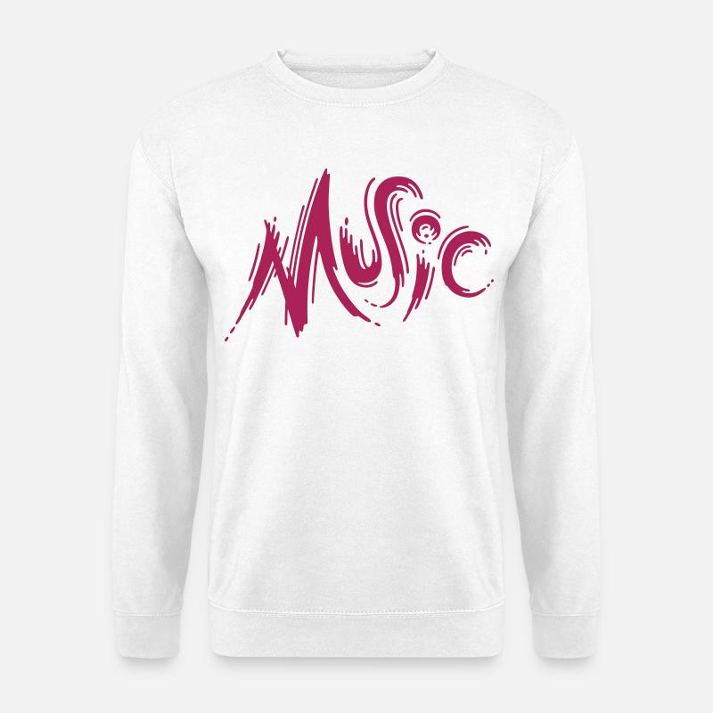 Music (a) - Unisex Pullover - Weiß