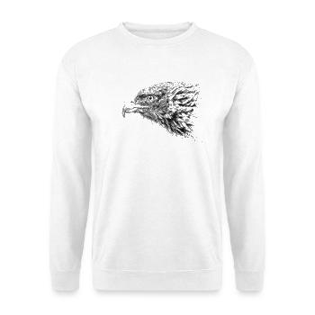 Eagle - Sweat-shirt Unisexe - blanc - Devant