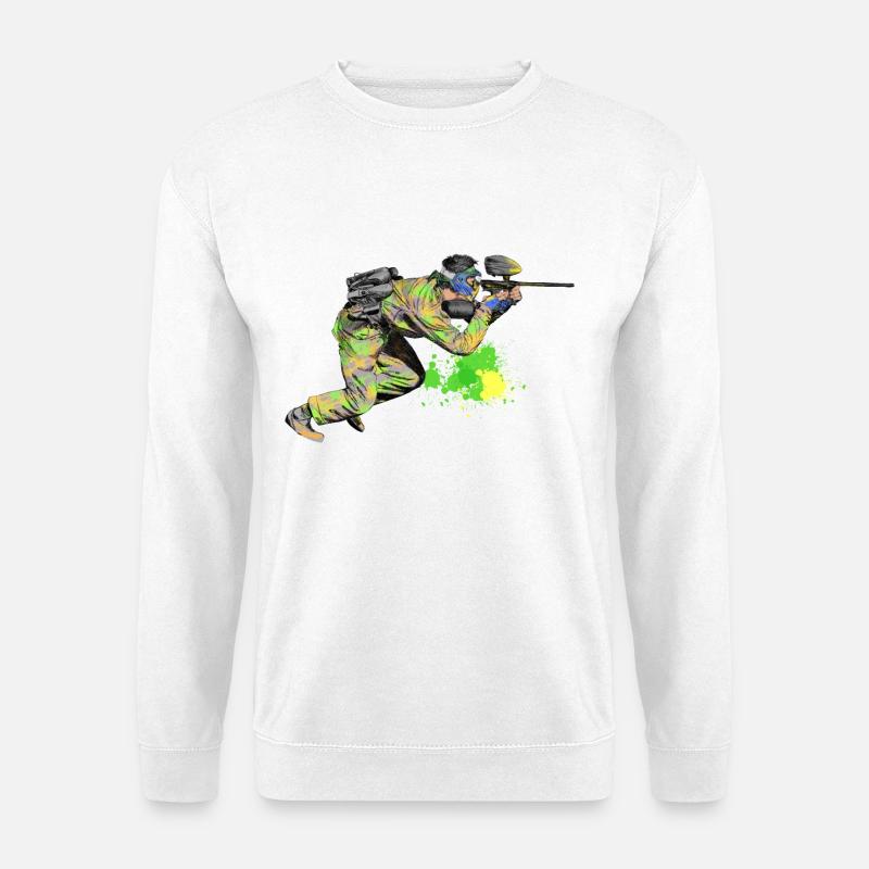Paintball - Unisex Pullover - Weiß