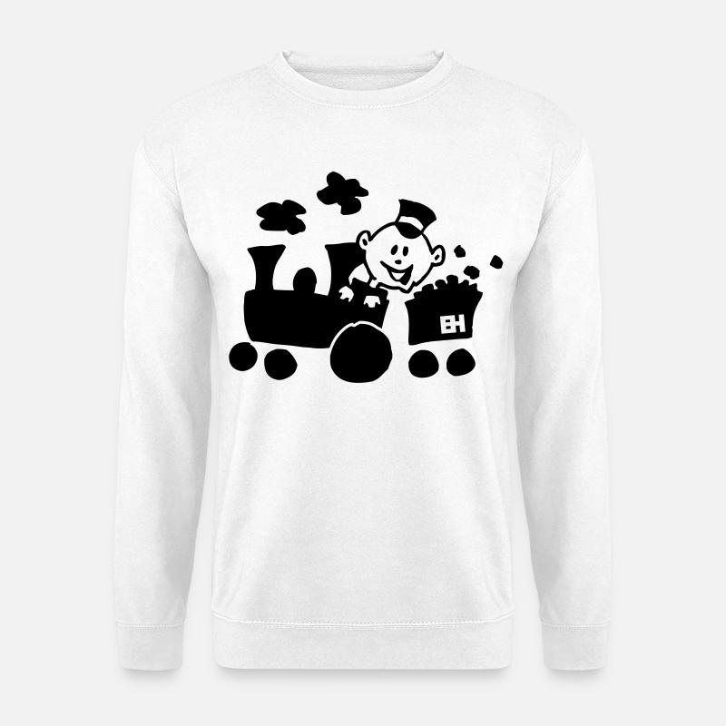 Zug - Unisex Pullover - Weiß