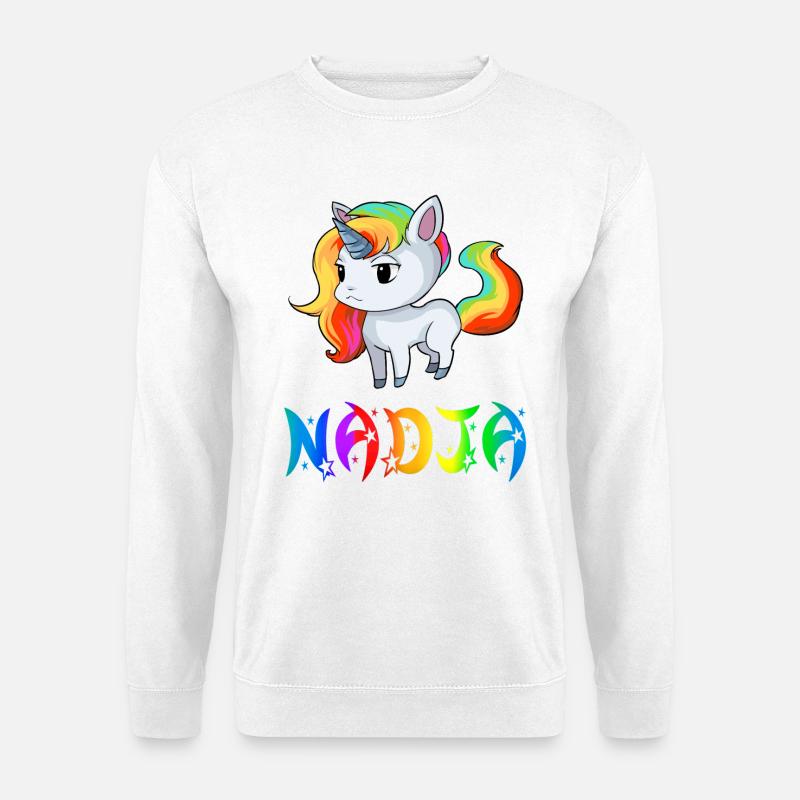 Nadja Einhorn - Unisex Pullover - Weiß
