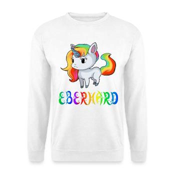 Eberhard Einhorn - Unisex Pullover - Weiß - Vorne