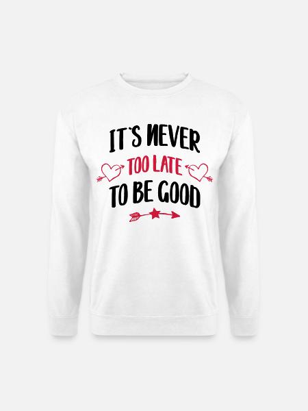 lustiger Spruch - Unisex Pullover - Weiß