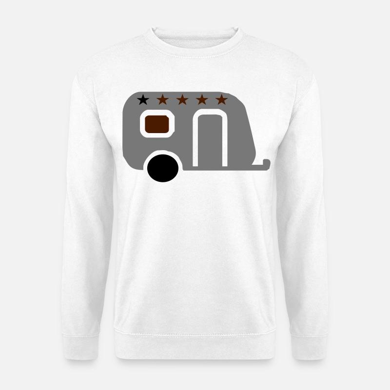 Wohnwagen - Unisex Pullover - Weiß