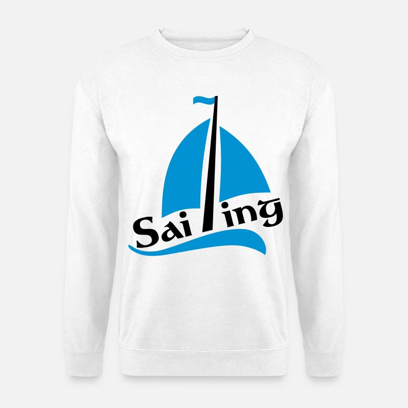 sailboat - Unisex Sweatshirt - white