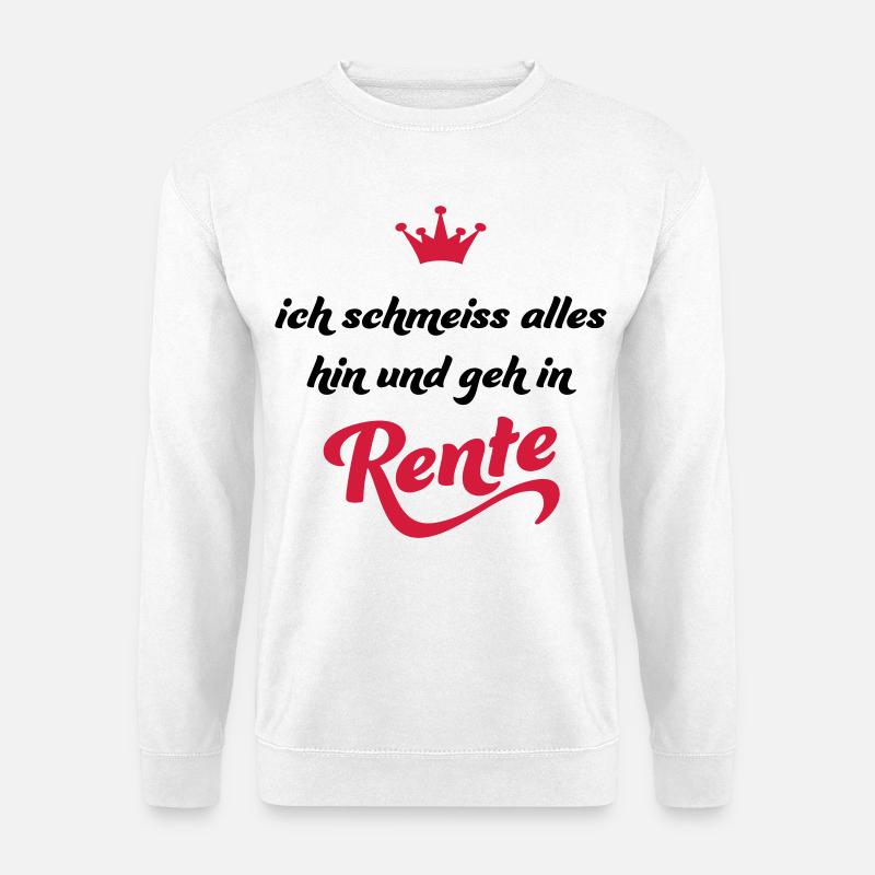 Ruhestand - Unisex Pullover - Weiß