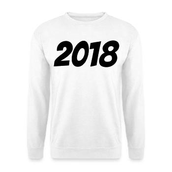 2018 - Unisex Sweatshirt - white - Front