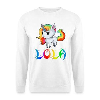 Unicorn Lola - Sweat-shirt Unisexe - blanc - Devant