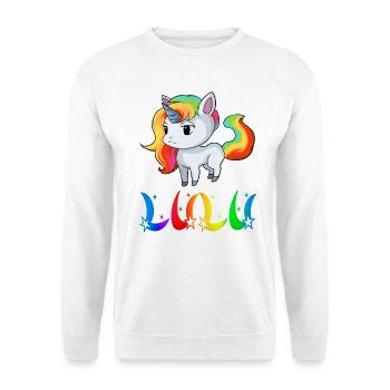 Unicorn Lulu - Sweat-shirt Unisexe - blanc - Devant