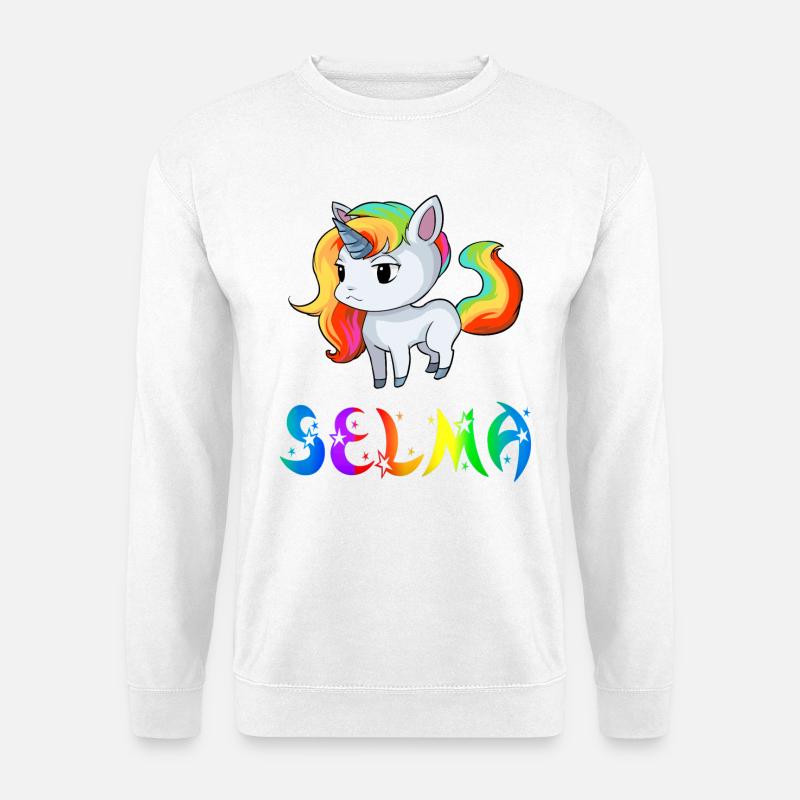 Einhorn Selma - Unisex Pullover - Weiß