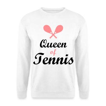 Tennis - Unisex Pullover - Weiß - Vorne