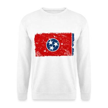 Tennessee vintage flag - Unisex Sweatshirt - white - Front