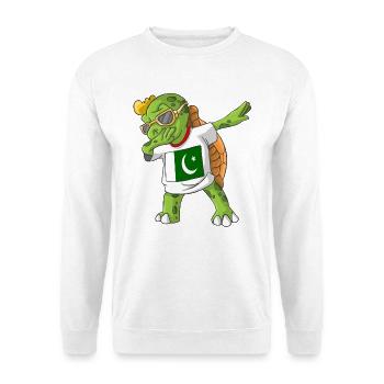 Pakistan tortue tamponnant - Sweat-shirt Unisexe - blanc - Devant