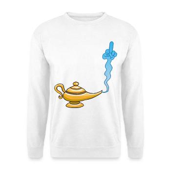 Le génie - Sweat-shirt Unisexe - blanc - Devant
