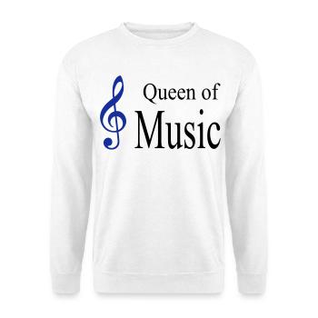 music - Unisex Sweatshirt - white - Front