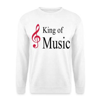 music - Unisex Sweatshirt - white - Front