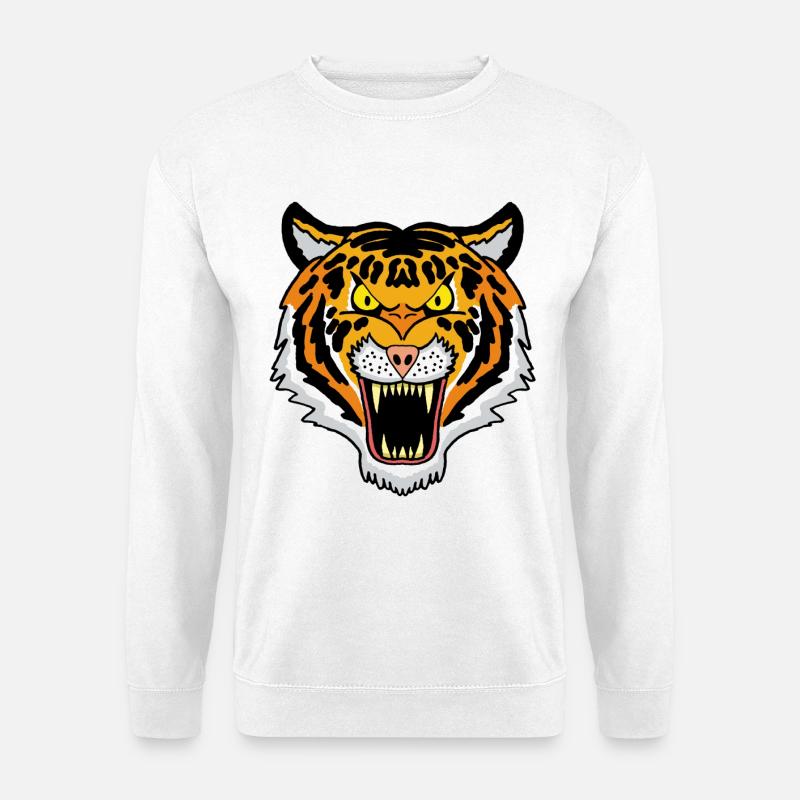 Bengal tiger - Unisex Sweatshirt - white