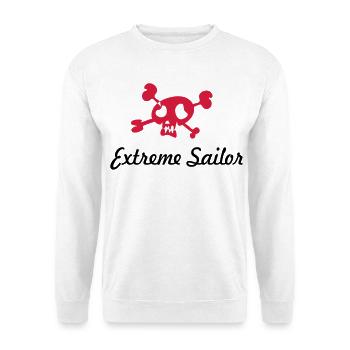 navigation à voile - Sweat-shirt Unisexe - blanc - Devant