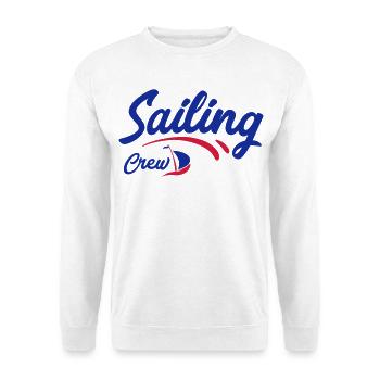 navigation à voile - Sweat-shirt Unisexe - blanc - Devant