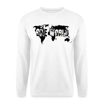 One World-White - Unisex Sweatshirt - white - Front
