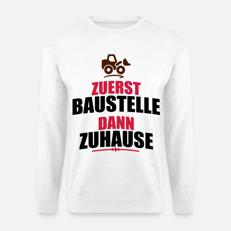 Building site - Unisex Sweatshirt - white