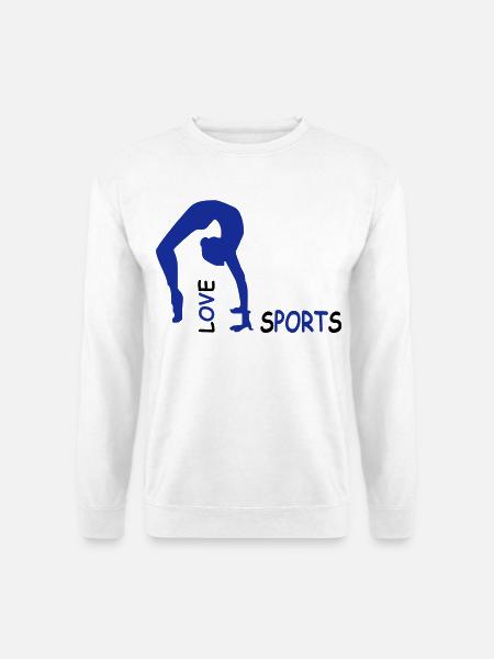 sports - Unisex Sweatshirt - white